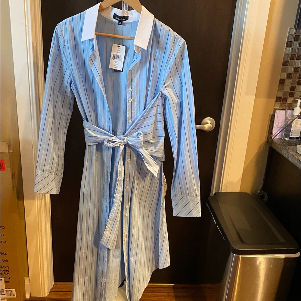 Lea & Viola Large button down collar dress